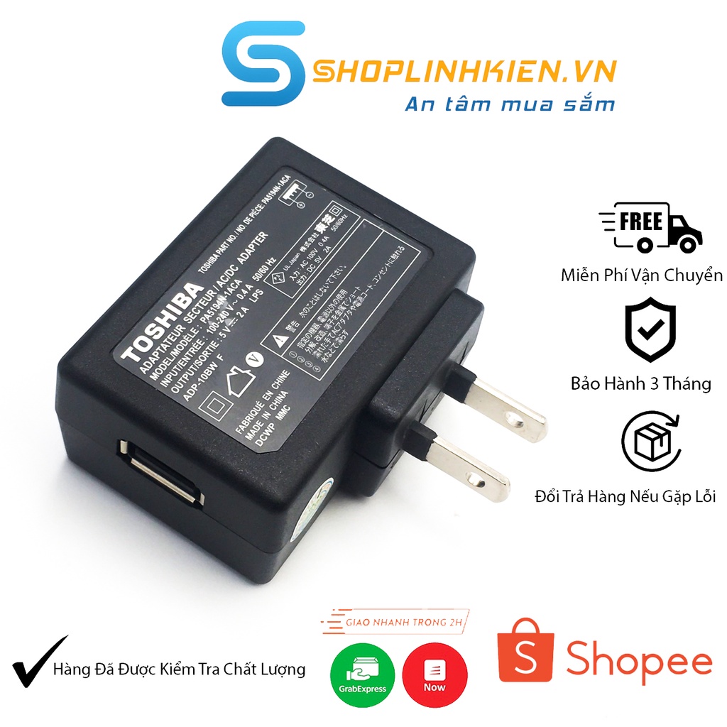 Nguồn Adapter 5V2A USB 2AAQ101B Chính Hãng CWT, Nguồn 5V2A Tosiba