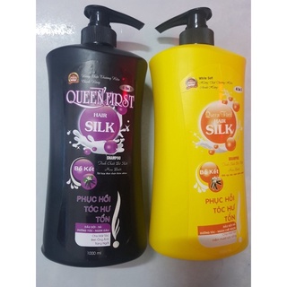  Dầu gội đầu bồ kết hoa bưởi Hair Silk 1000ml   3 màu   