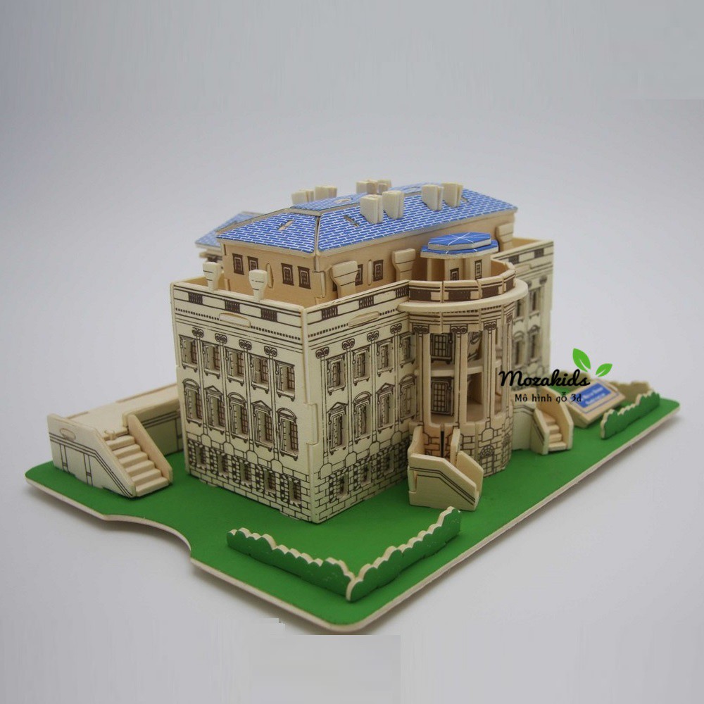 Đồ chơi lắp ráp gỗ 3D Mô hình Nhà Trắng