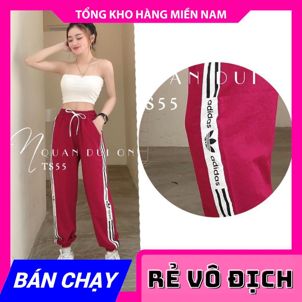 QUẦN ĐŨI ỐNG BO TS55 ⚡HÀNG ĐẸP⚡ẢNH THẬT⚡ QUẦN ĐỦI PHỐI SỌC THỂ THAO ⚡ QUẦN THỂ THAO  MY