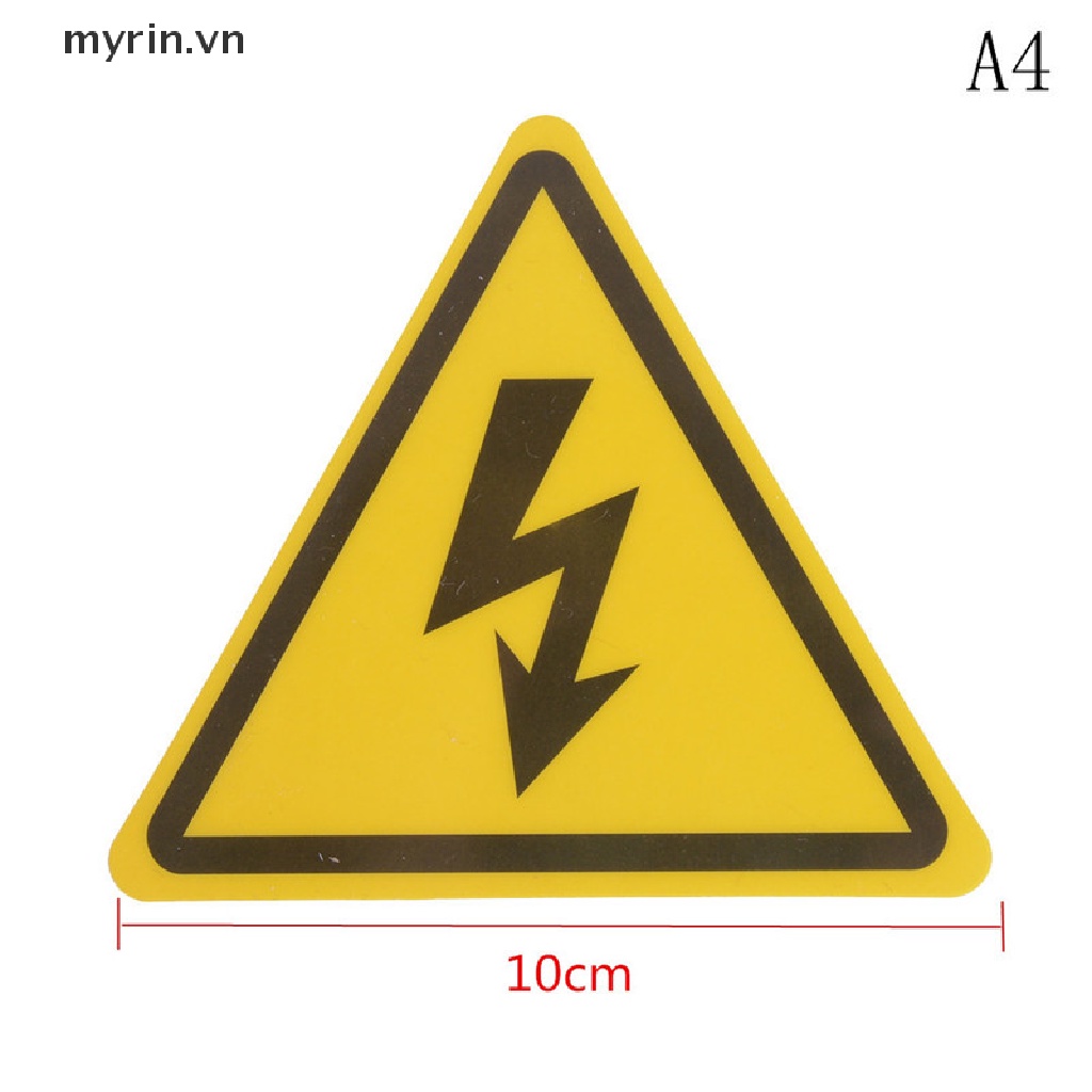 Bộ 2 Miếng Dán Cảnh Báo Điện Áp Cao