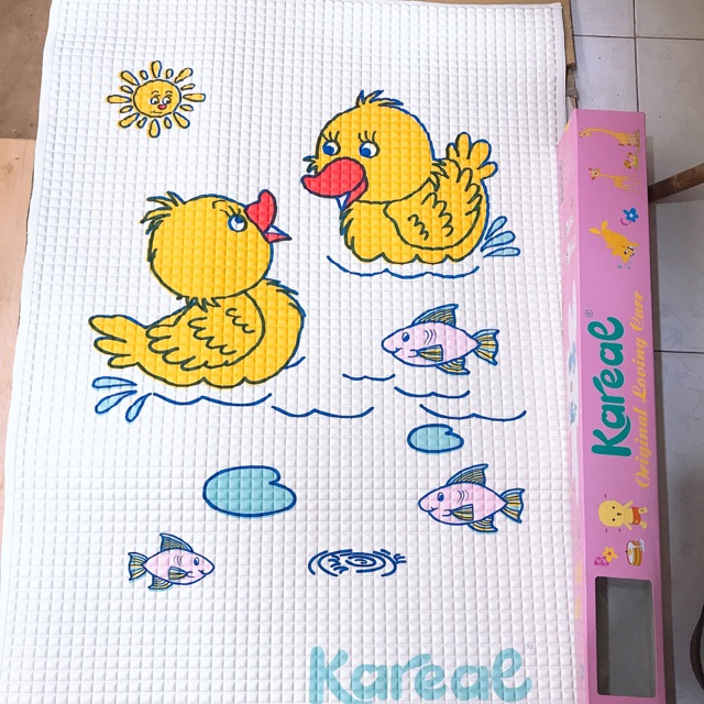NỆM LÓT CAO SU E BÉ  60cm x 90cm