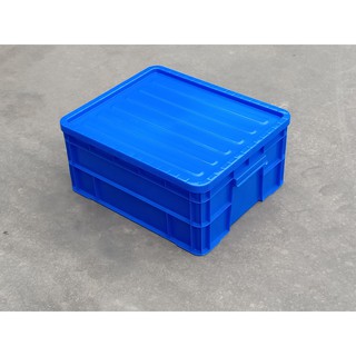 Thùng nhựa B8 có nắp Nhựa Phú An -  KT: 520 x 424 x 220 mm