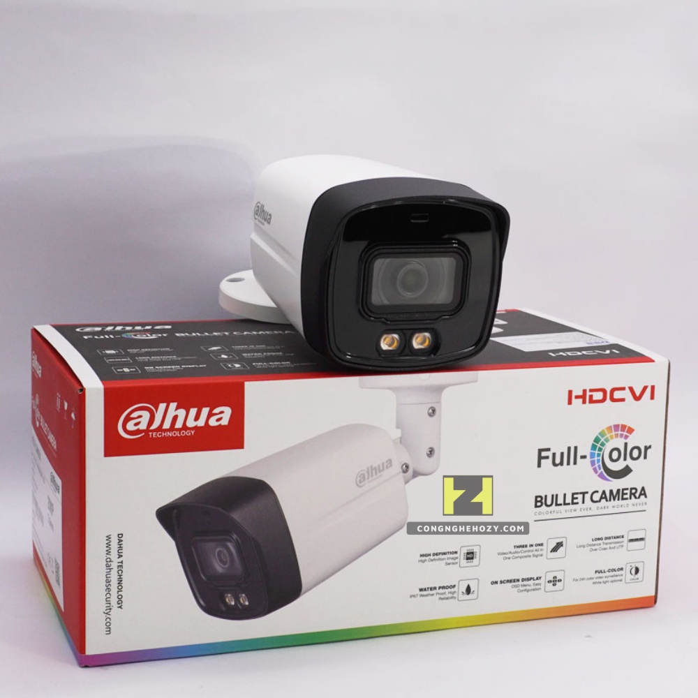 [Mã ELHAMS5 giảm 6% đơn 300K] Camera giám sát an ninh Full Color Dahua 1239TLMP LED