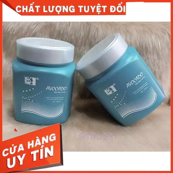 Hấp dầu AVOCADO TRÁI BƠ (1000ml) dưỡng chất giúp phục hồi và tái tạo tóc chắc khỏe