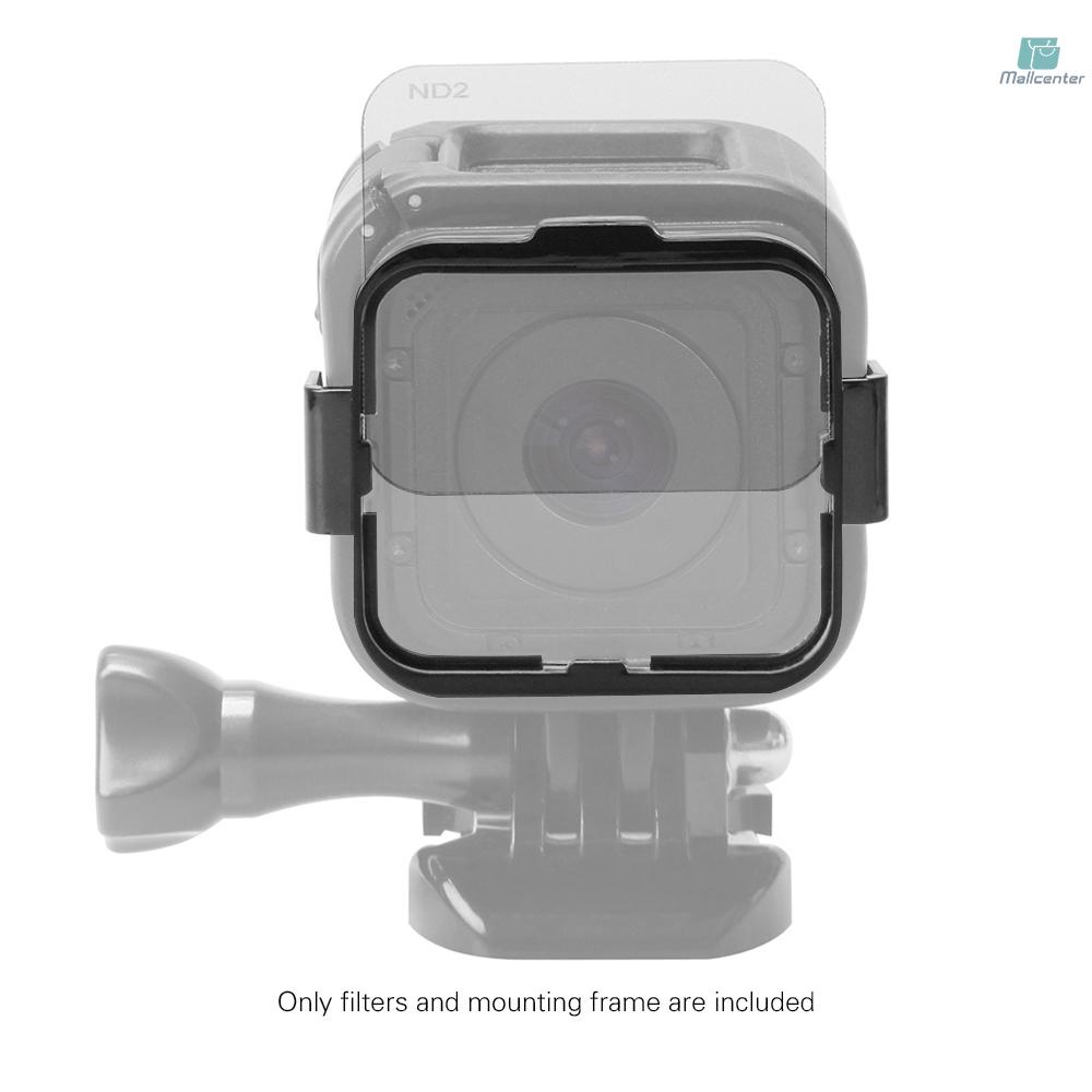 Bộ Màng Lọc Vuông Andoer (ND2/ND4/ND8/ND16) Thay Thế Cho 4 Session Kèm Khung Gắn Bộ Lọc