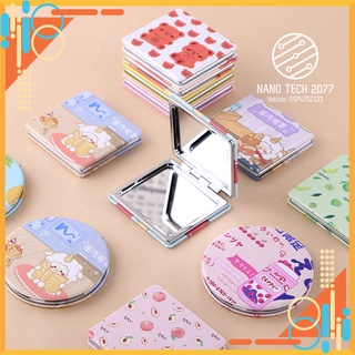 [HNSP81]Gương trang điểm cầm tay 2 mặt mini gấp gọn tiện lợi Nanotech2077💫⭐[SIÊU XINH]Gương gấp gọn Mini siêu tiện