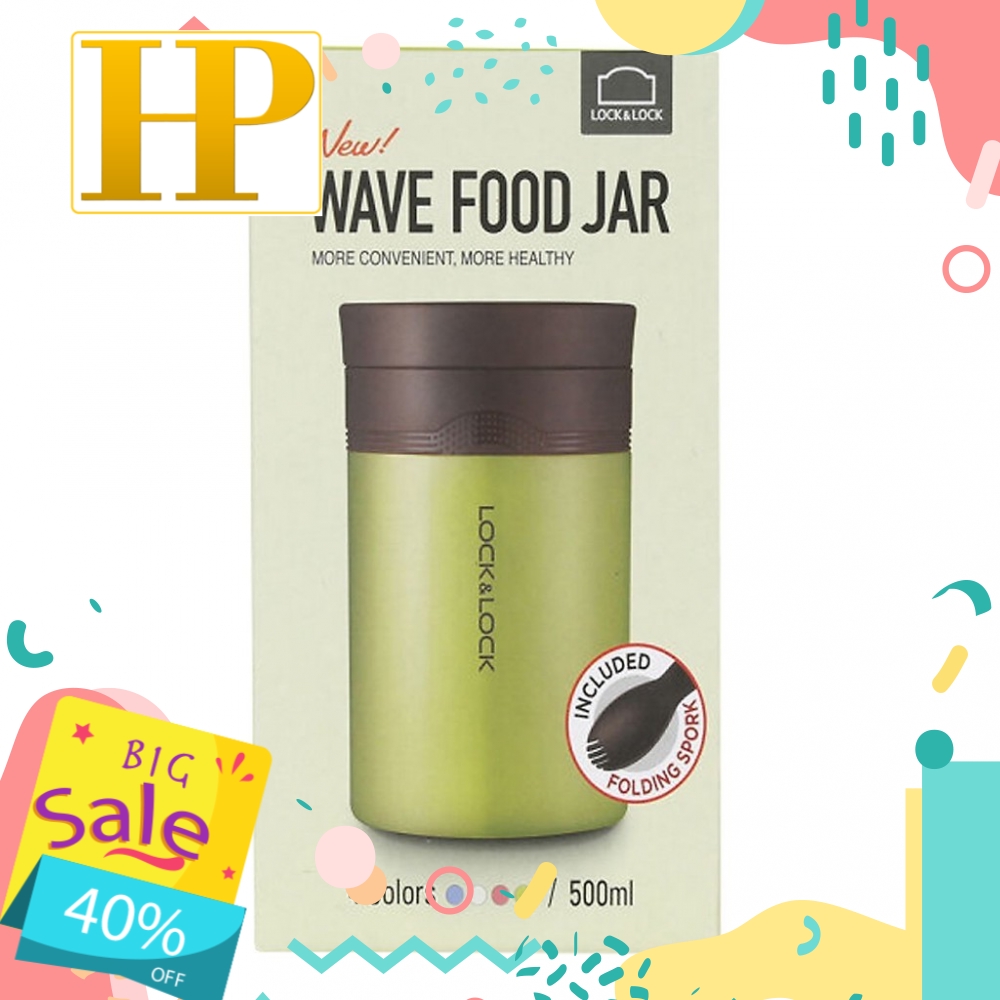Hộp Giữ Nhiệt Đựng Thức Ăn Lock&Lock New Wave Food Jar LHC8024 (500ml)