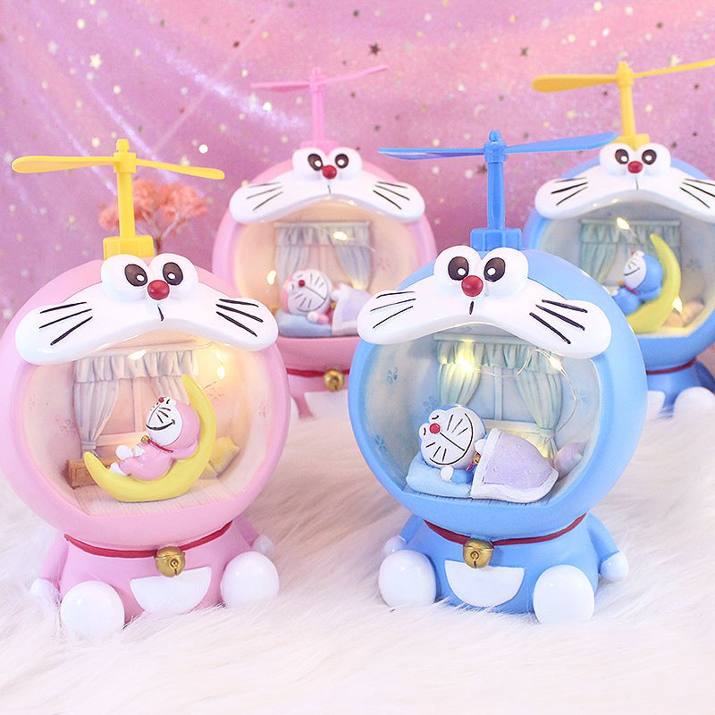 Ống Heo Tiết Kiệm Hình Mèo Máy Doraemon Đáng Yêu