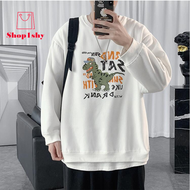 Áo Khoác Nam Tay Dài In Hình Khủng Long Thời Trang | BigBuy360 - bigbuy360.vn