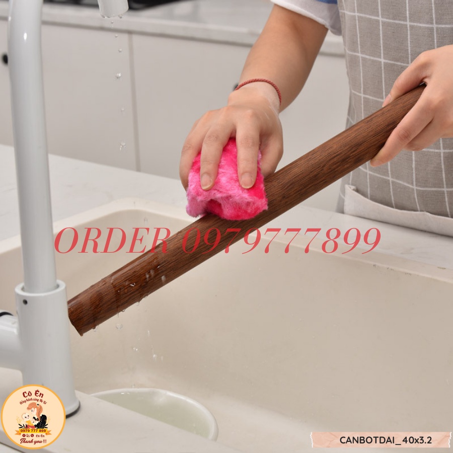 Cây Lăn Bột / Cán Bột Gỗ Nhiều Size dùng để làm bánh