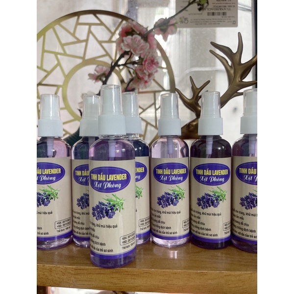Tinh dầu oải hương Lavender dạng xịt hương thơm tự nhiên