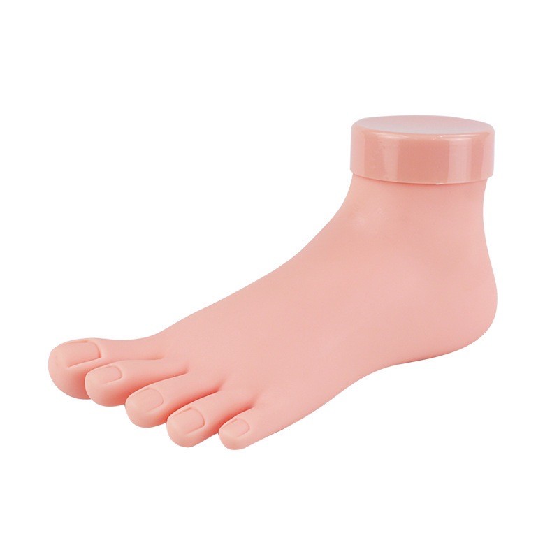 Chân giả bằng silicon dùng cho thực tập sinh làm nail