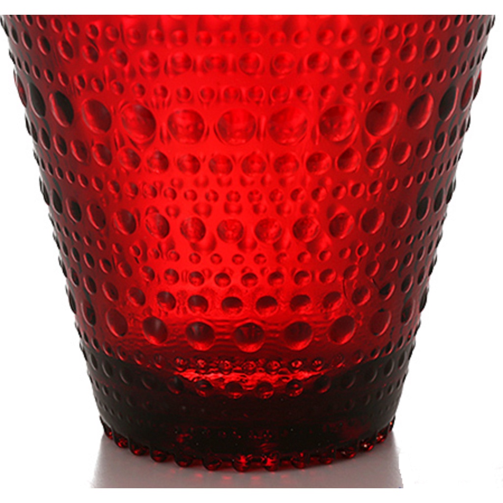 Bộ 2 cốc thủy tinh Kastehelmi Iittala Màu Đỏ 300ml