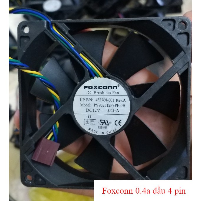 Fan quạt 9cm tản nhiệt máy tính hiệu DELTA, ADDA, dòng điện 12v, ampe 0.41, 0.5 và 0.6A, hàng tháo máy Server