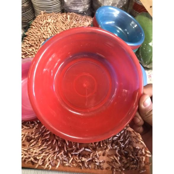 Thau nhựa nhỏ 16cmx4cm dùng đựng thức ăn hoặc dùng làm thau ngâm móng làm nail