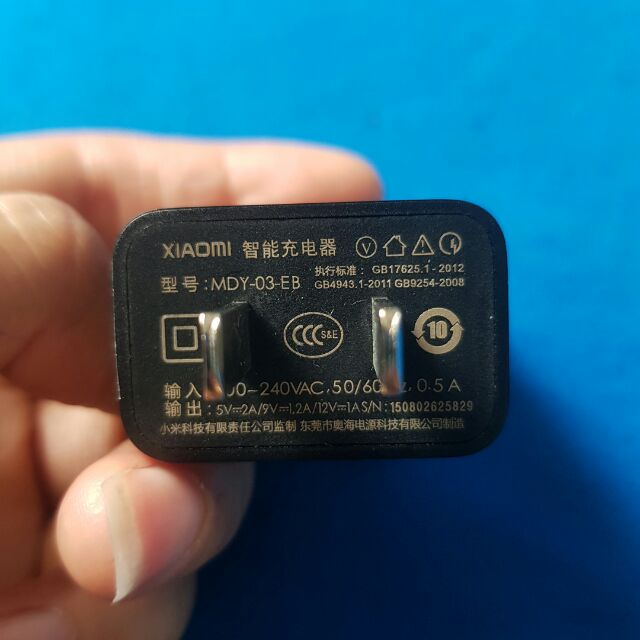 Củ Sạc XIAOMI Redmi Note4, 4X, 5, 5Pro, 6, 6Pro [5V-2A] Chính Hãng Mới 100%.