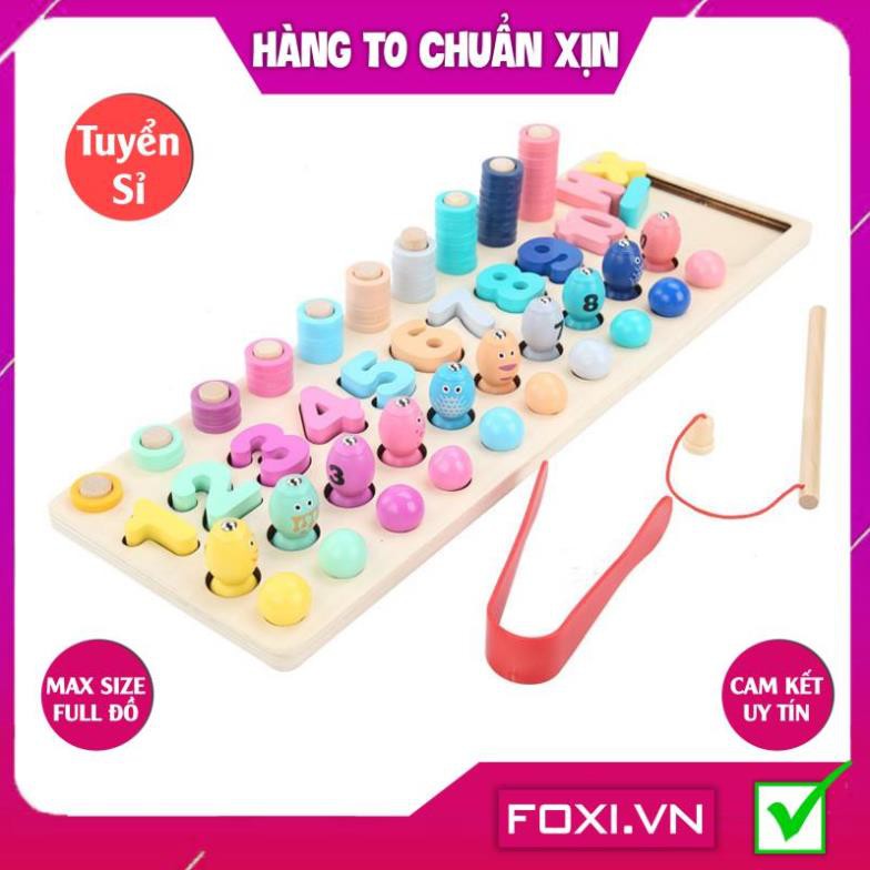 [FREESHIP HÀNG ĐẸP] Đồ chơi ghép hình bằng gỗ Foxi-Đồ chơi trẻ em lắp ráp trí tuệ-tăng trí thông minh và tập trung