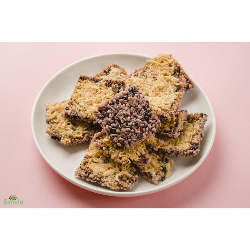 Cơm cháy nếp than chưa chiên Kim Chi  nở đều, giòn xốp,  gạo nếp tươi ngon 100%