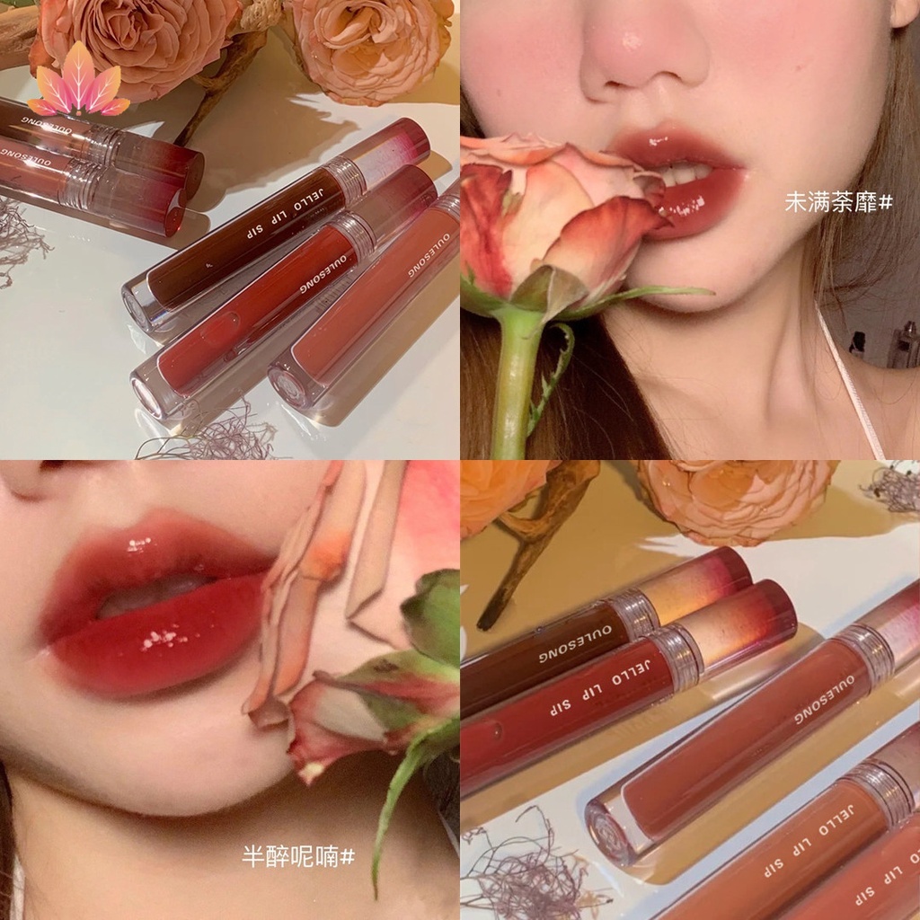 [Hàng mới về] Son Môi Oulesong Jp5 Tông Da Mềm Mại Quyến Rũ Chống Thấm Nước Cho Phái Nữ