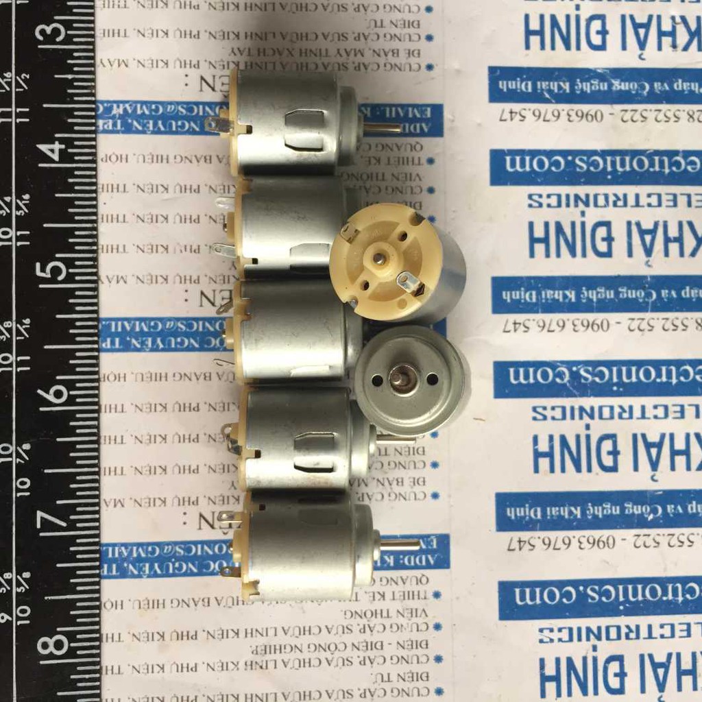 3 cái động cơ DC 140 3Vdc 0.16mA 11000RPM trục 2mm kde3564