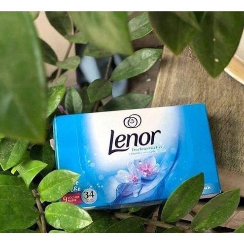 Giấy thơm quần áo Lenor Aprilfrisch Đức lưu hương 48h, hộp 34 miếng - Hàng chính hãng Đức