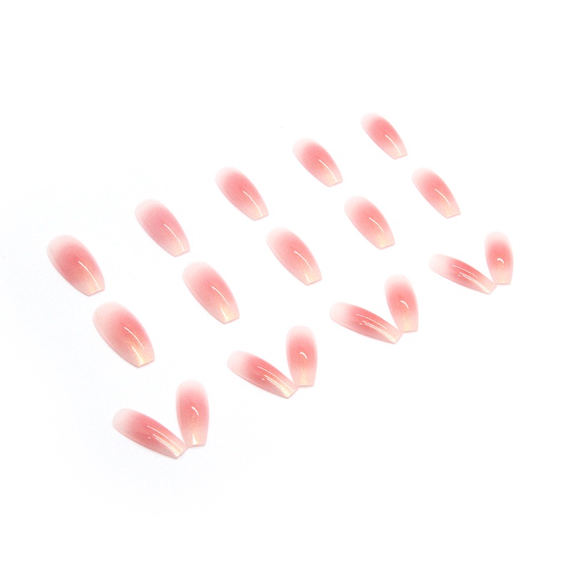 Bộ 24 Móng Tay Giả Dài Đính Kim Tuyến Lấp Lánh R607