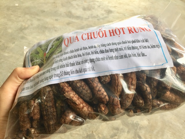 1kg chuối hột rừng nguyên quả Tây Bắc