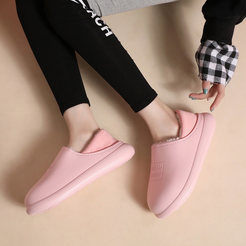 Dép Bông Nam Nữ Đi Trong Nhà Chống Nước Size 36-45