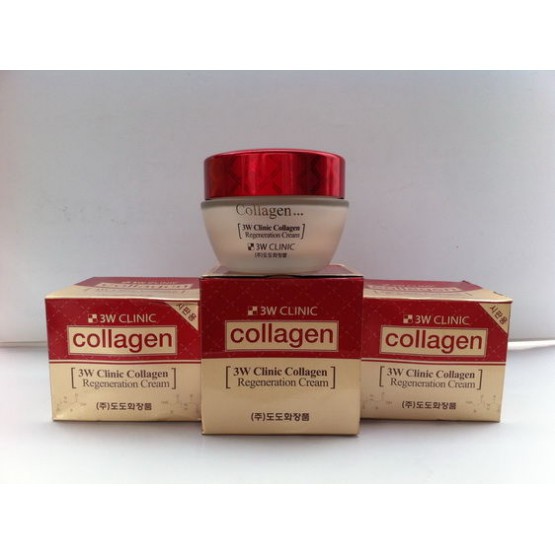 Kem dưỡng da Collagen 3W CLINIC Collagen (đỏ)
