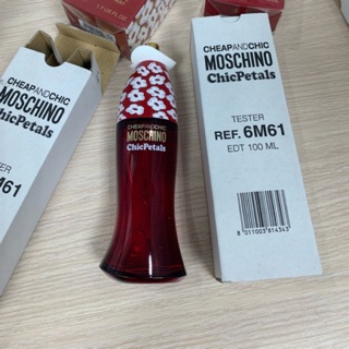 Nước hoa moschino chicpetals 100ml tester . Chính hãng