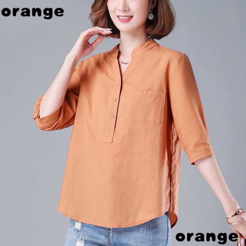 Áo Sơ Mi Tay Ngắn Mỏng Phong Cách Phương Tây Thời Trang Mùa Hè 2022 Cho Nữ Trung Niên