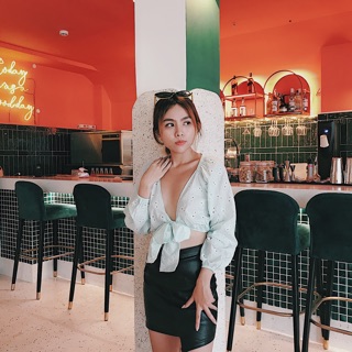 Áo Hoa Cúc thắt nơ - DAISIE CROPTOP