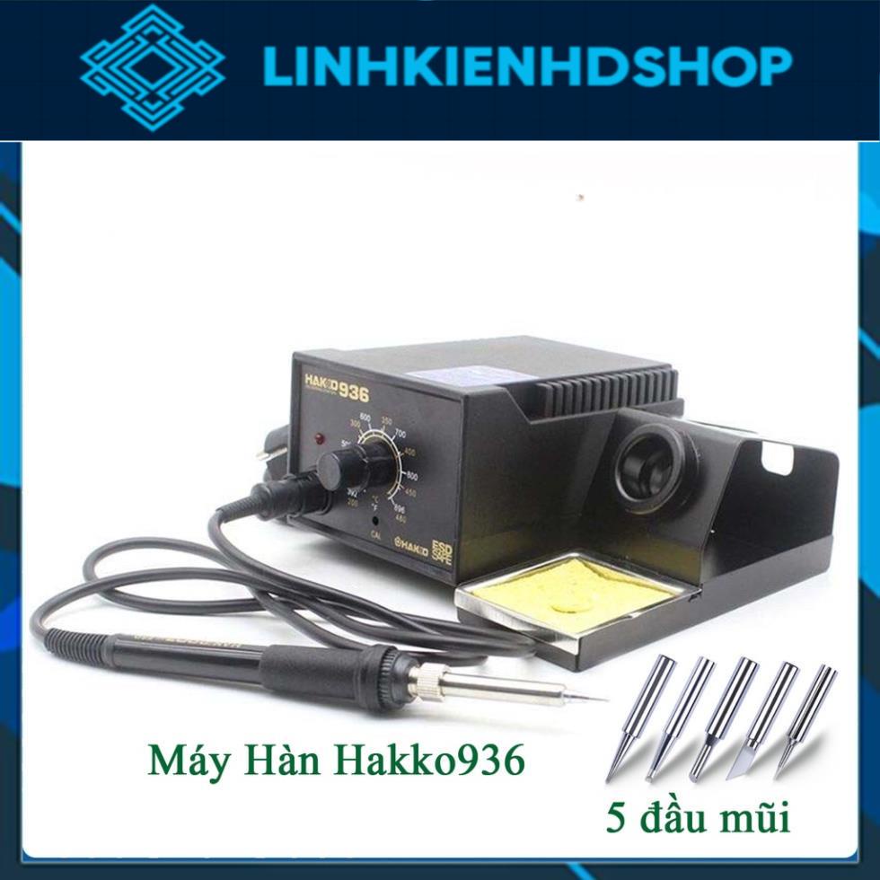 Bộ Trạm hàn hakko 936 bảo hành 6 tháng/ Tay Hàn Hakko936 Hàng Japan
