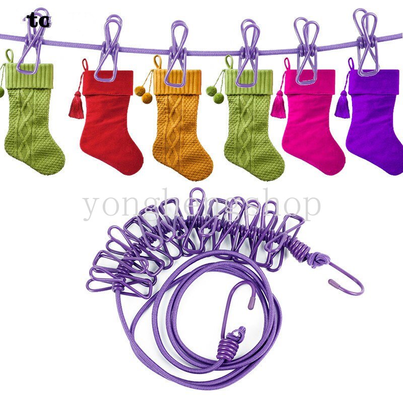 Dây Phơi Quần Áo Có Kẹp Tiện Lợi