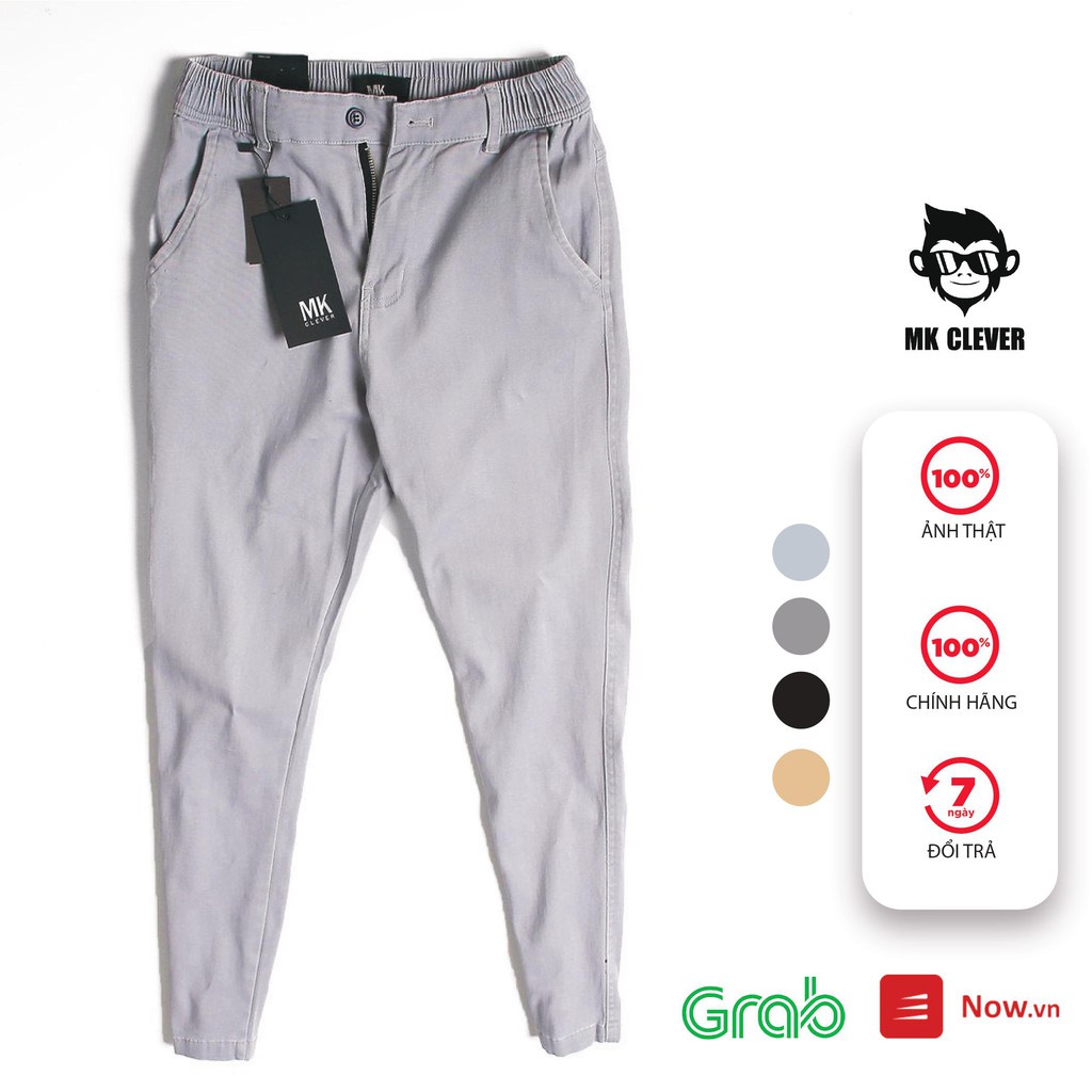 Quần nam kaki slimfit MK CLEVER, dáng tây lưng thun ống xuông - QKT03 - HÀNG MỚI VỀ