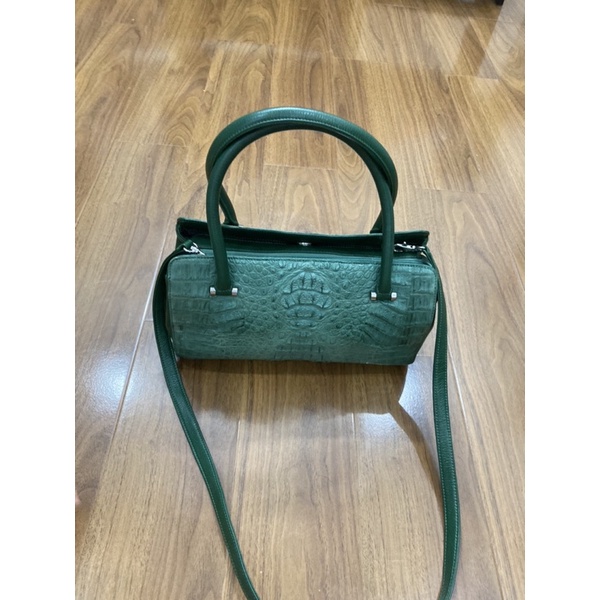 TÚI TRỐNG DA sấ.u  màu xanh độc lạ | BigBuy360 - bigbuy360.vn