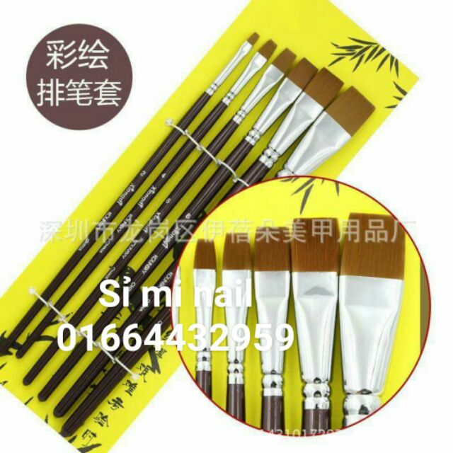 Bộ cọ vẽ cọ bản chuyên nghiệp hiệu kolinsky