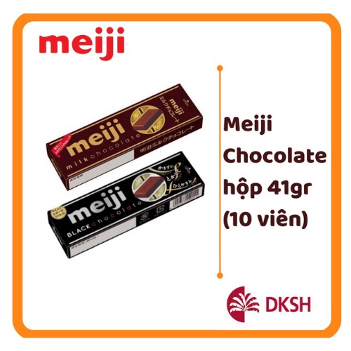 (2 vị) Meiji Chocolate hộp 41gr (10 viên)-[FREE SHIP] TỪ ĐƠN 50K, [Loại Đặc Biệt]