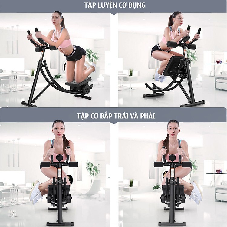 Máy tập cơ bụng, lưng, tay, ngực, eo, hông Elipsport® AB Gym chính hãng -Máy tập bụng đa năng 4.0- Bảo hành 12 tháng