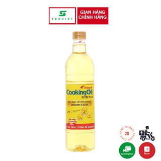 Dầu ăn Tường An Cooking Oil Nutri Plus chai 1 lít