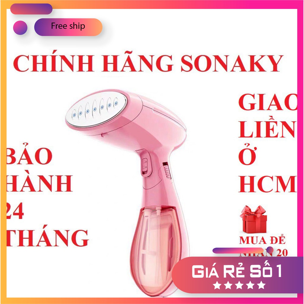 Bàn ủi hơi nước cầm tay gấp gọn, bàn là du lịch chính hãng Sokany bảo hành 24 tháng sỉ [Mã FASHION10K hoàn 10K cho đơn