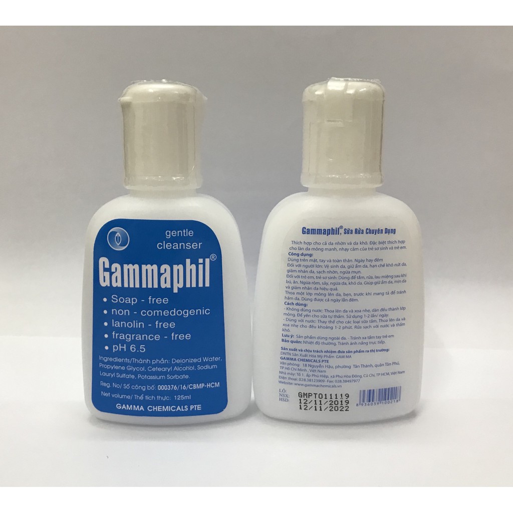 GAMMAPHIL Sữa rửa chuyên dụng 125ml