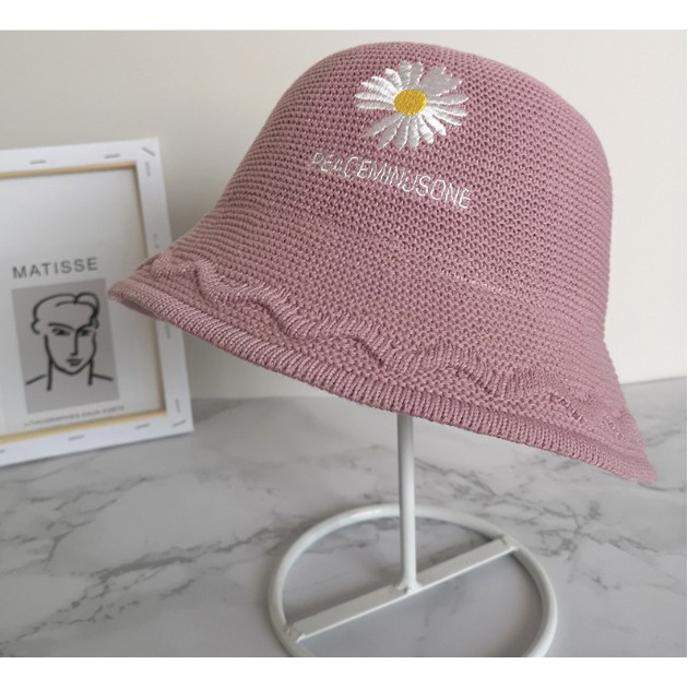 PVN13780 Mũ cói hoa cúc T8