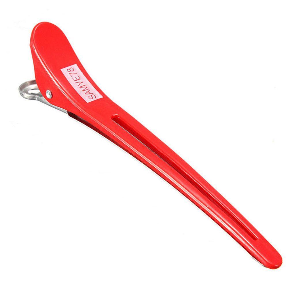 Set 12 Kẹp Tóc Bằng Nhựa Và Nhôm Bền Tiện Dụng Cho Salon