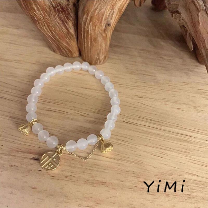 Vòng đeo tay may mắn cho nữ đính cườm cổ điển của Chinoiserie