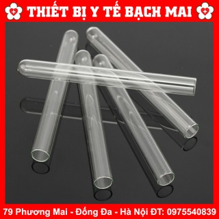 Ống Nghiệm Thủy Tinh Dùng Trong Thí Nghiệm Các Cỡ [10 Ống]
