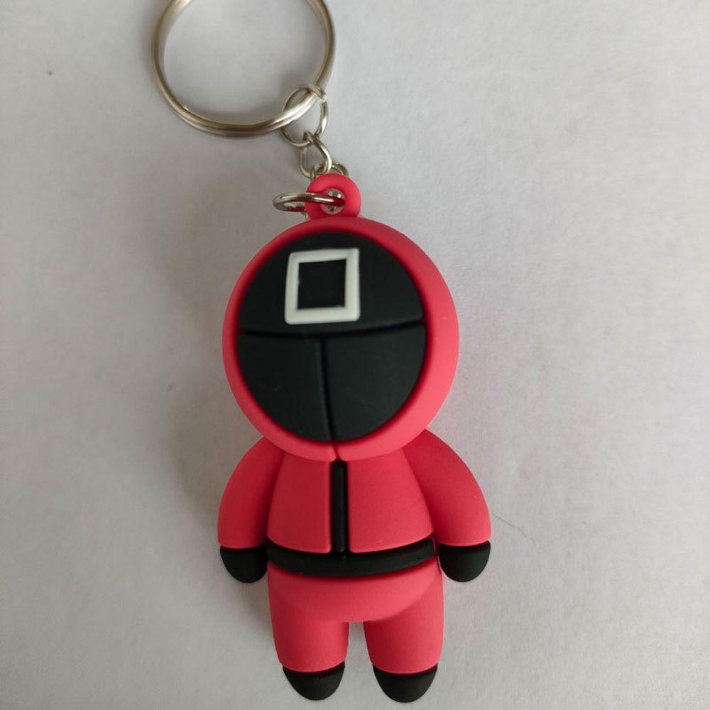 Móc Khóa Nhựa PVC Hình Mực 3D Dễ Thương