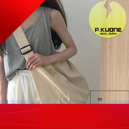 Túi Đeo Chéo Canvas Cỡ Lớn Thời Trang Hàn Quốc Học Sinh Sinh Viên Đi Học , Đi Chơi