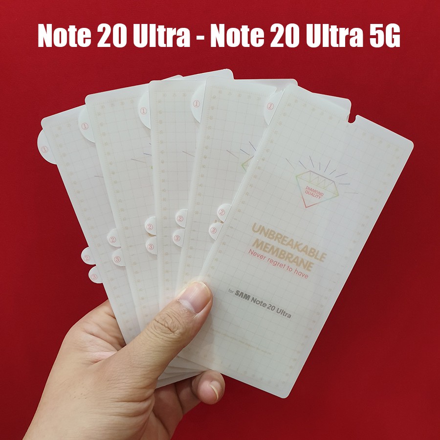 Miếng dán PPF cao cấp Galaxy Note 8 Note 9 Note 10 Note 10 Plus Note 20 Note 20 Ultra